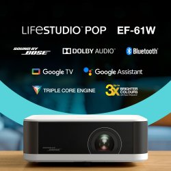 Epson Lifestudio Pop EF-61W projektor, diamanthvid