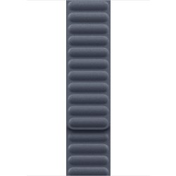 Apple Magnetisk ledrem, blå, 46 mm - M/L