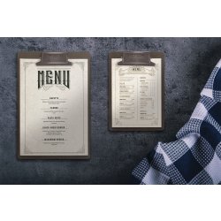 Securit Vintage Clip Menuholder | A4