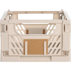 Day stabelbar foldekasse, 330x245x150 mm, hvid