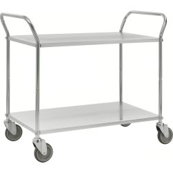 Rullbord med 2 hyllor 1070x585x940 mm 250 kg Stål