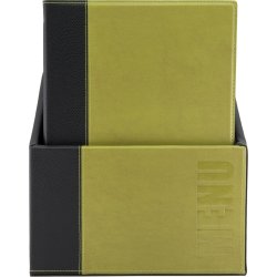 Securit Trendy Menukort | A4 | Grøn | Logo | 20st