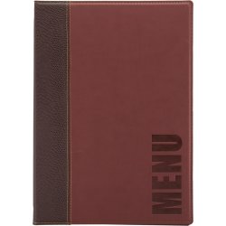 Securit Trendy Menukort | A4 | Rød | Logo | 20st