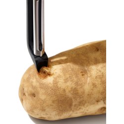 OXO Skrællekniv med vippeblad, silikone/stål