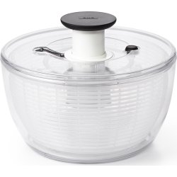OXO Salladsslunga stor, klar/vit, Ø26cm.