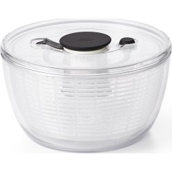 OXO Salatslynge lille, klar/hvid, Ø21cm.