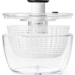 OXO Salatslynge lille, klar/hvid, Ø21cm.