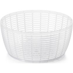OXO Salatslynge lille, klar/hvid, Ø21cm.