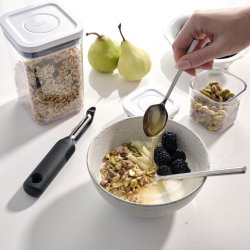 OXO POP Opbevaringsboks, lille kvadrat, 1,0 L.