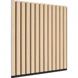 Form akustikpanel, 52x52x2,5 cm, finer/egetræslook