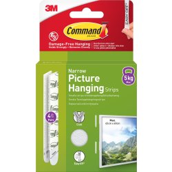 Command Klæbestrips til billedophæng | S | Hvid