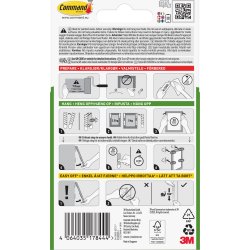 Command Klæbestrips til billedophæng | S | Hvid