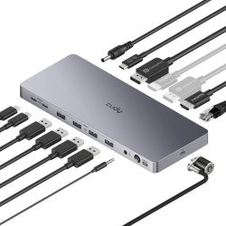 CUDY Dockingstation CS700 10Gbps USB-C Dual 4K