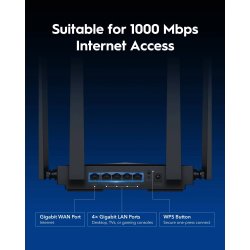 CUDY Wi-Fi Router WR3600, WF7, BE3600 Gigabit Mesh