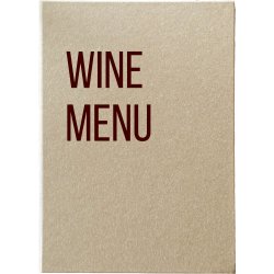 Menu omslag | A4 | Natur | Logo