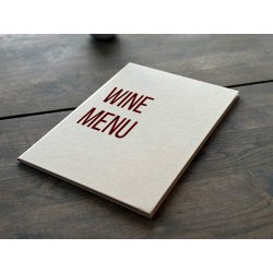 Menu omslag | A4 | Natur | Logo