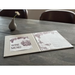 Menu omslag | A4 | Natur | Logo