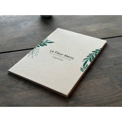 Menu omslag | A4 | Natur | Logo