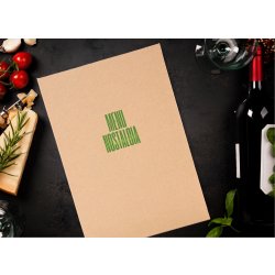 Menu omslag | A4 | Natur | Logo