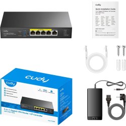 CUDY AP Controller 2-in-1 C200P, 4x POE+ 60W
