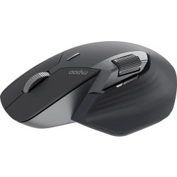 RAPOO Mus, MT760L, Trådløs, Multi-Mode, Mørkegrå