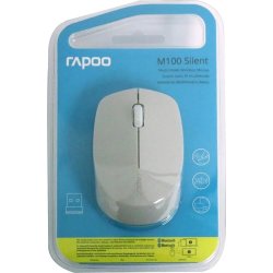 RAPOO Mus M100 Lydløs, trådløs, Multi-Mode, grå
