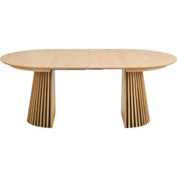 Osaka kantinebord Ø120/120-200x75 cm, egfiner