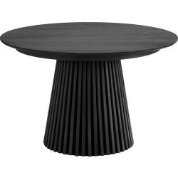 Osaka Spisebord Ø120/120-200x75 cm, sort egfiner