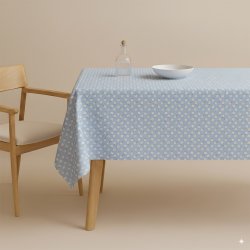 Voksdug lyseblå marguerit, 140 cm, 5 meter