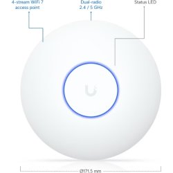 UbiQuiti U7-LITE - Access Point -WiFi 7 -Indendørs