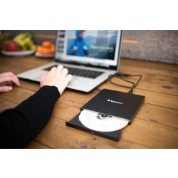 Verbatim Slank ekstern CD/DVD-brænder med USB-C