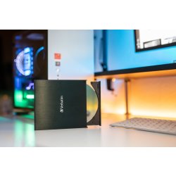 Verbatim Slank ekstern CD/DVD-brænder med USB-C