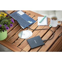 Verbatim Slank ekstern CD/DVD-brænder med USB-C