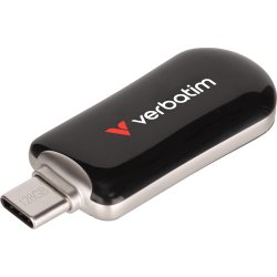 VERBATIM Plectra USB-C Flash Drive, sort, 128GB