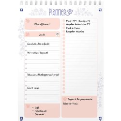 Oxford Floral Daily Planner | A5