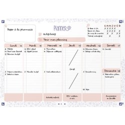 Oxford Floral Weekly Planner | A4