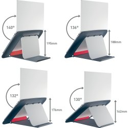 Leitz Cosy 17" laptop stander, grå