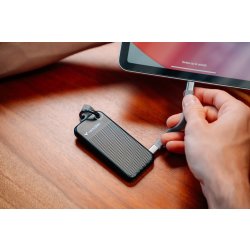 VERBATIM USB 3.2 Gen 2 2TB, SSD, Sort/Grå