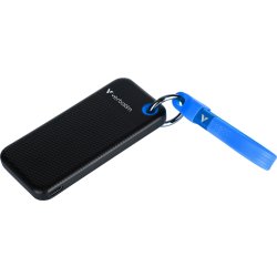 VERBATIM USB 3.2 Gen 2 2TB, SSD, Sort/blå