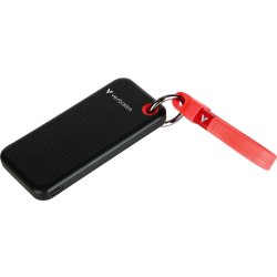 VERBATIM USB 3.2 Gen 2 2TB, SSD, Sort/Rød