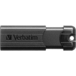 Verbatim USB 3.2, PinStripe, 32GB, Sort
