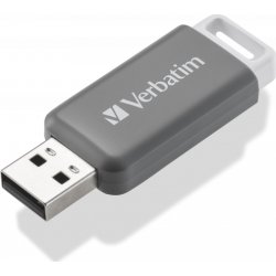 Verbatim USB-Nøgle, DataBar USB 2.0, 128GB, Grå