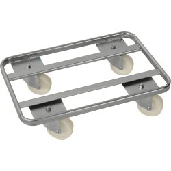 Lav transportvogn til kasser, 60x40x16, 300 kg