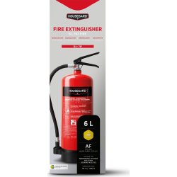 Housegard fedtslukker, 6L, FFE6HR-C, rød