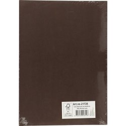 Karton Play Cut, A4, 180 g, mørk brun, 100 ark