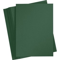 Kartong Play Cut, A4, 180 g, 100 ark mörkgrön