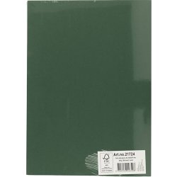 Karton Play Cut, A4 , 180 g, 100 ark mørk grøn