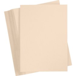 Kartong Play Cut, A4, 180 g, beige, 100 ark
