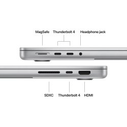 Apple MacBook Pro M5 14", 24GB, 1TB SSD, sølv