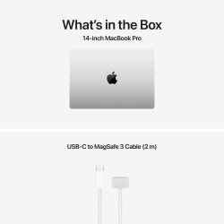Apple MacBook Pro M5 14", 24GB, 1TB SSD, sølv